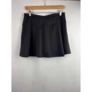 BlevonH Womens Black Athletic Skort L